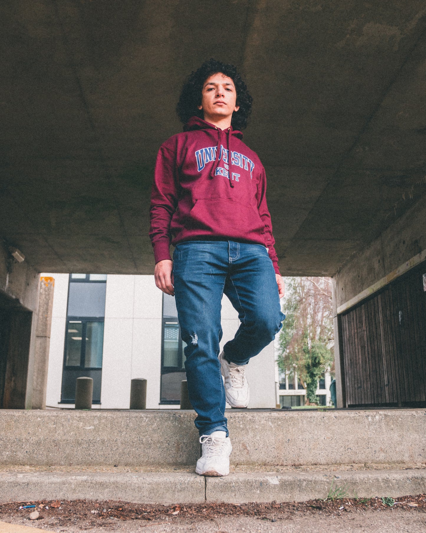 Organic Hoodie - Burgundy