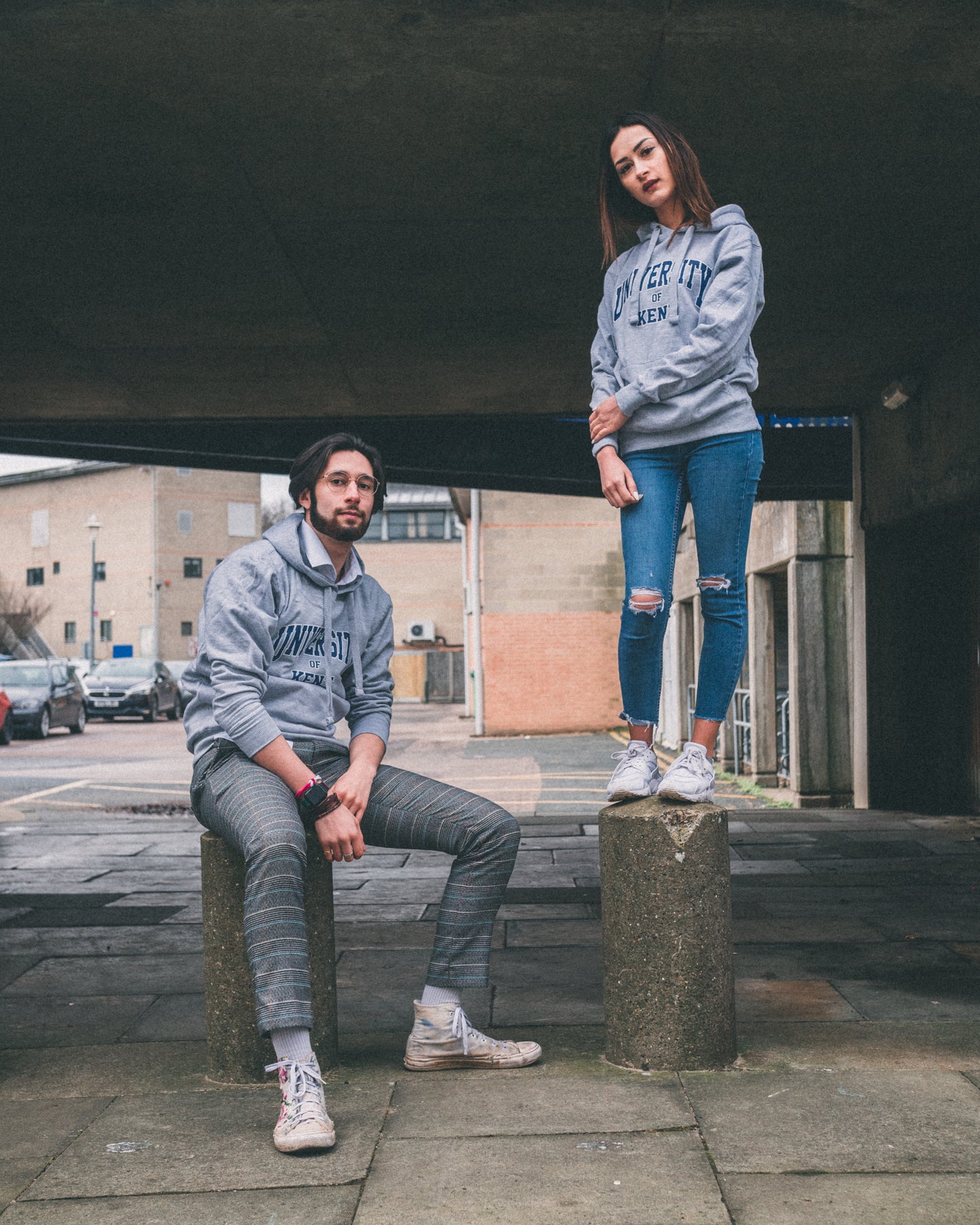 Organic Hoodie - Heather Grey