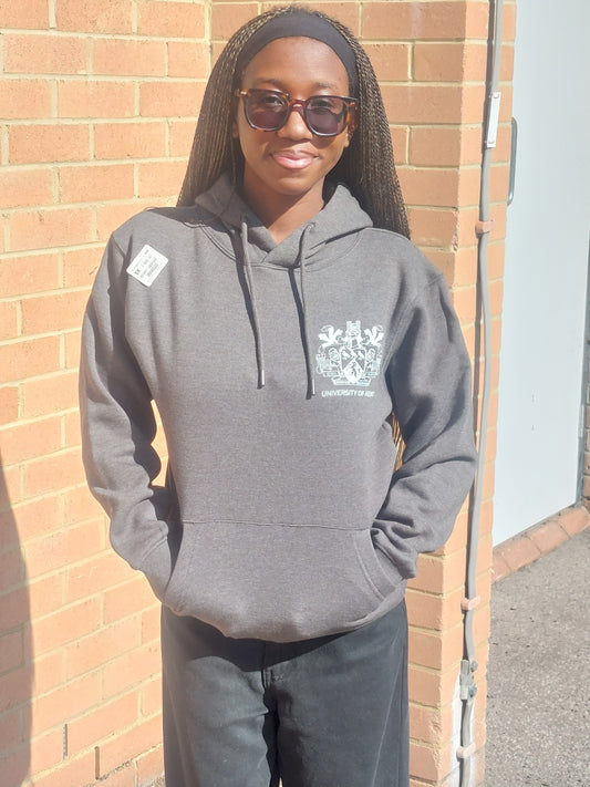 CR02_V2.0 UoK Crested Comfort Cut Hoodie
