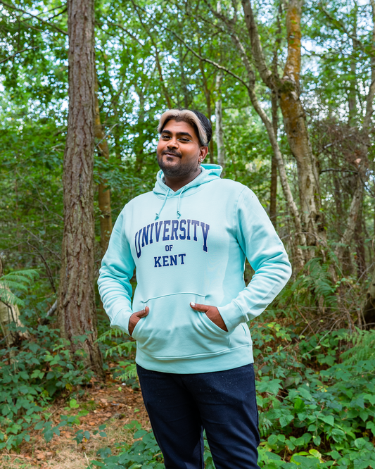 Organic Hoodie - Caribbean Blue