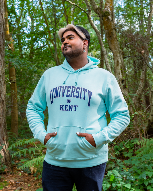 Organic Hoodie - Caribbean Blue