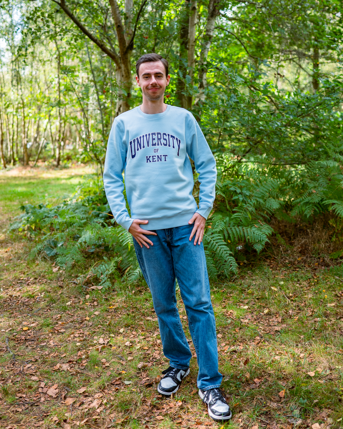 Organic Sweatshirt - Sky Blue