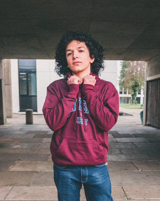 Organic Hoodie - Burgundy