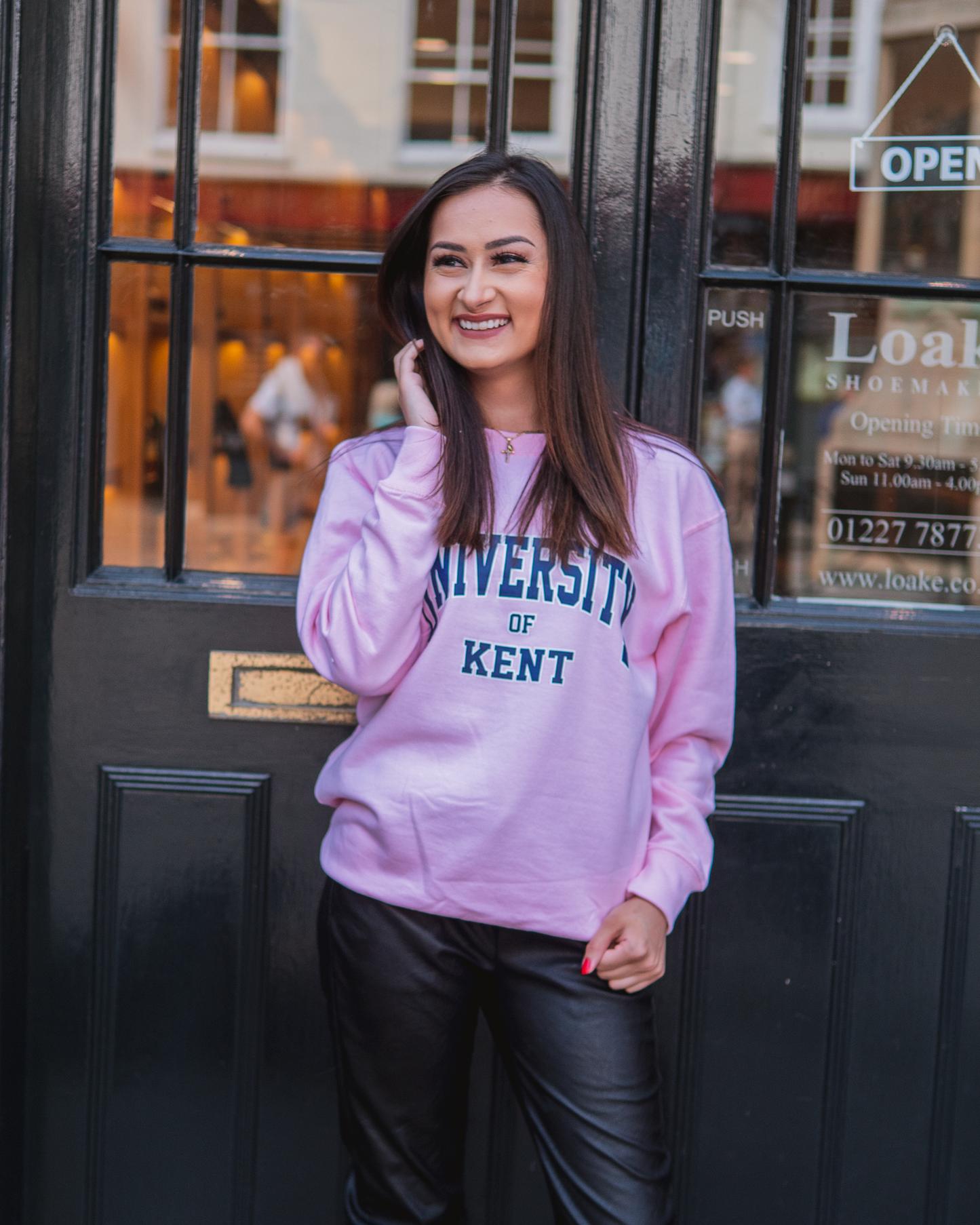 Organic Sweatshirt - Cotton Pink